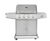 Tepro 4 Brenner Gasgrill mit Seitenkocher "Hanseatic"