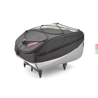 Pletscher Gepäckträgertasche Ascona f. System-Gepäckträger grau Fahrrad