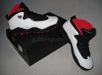 Nike Air Jordan 10 Retro BG White True Red Gr 36 37 38 38.5 39  Neu 310806 102