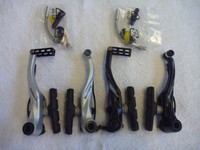 Shimano BR-T4000 V-Brake Bremse Schwarz & Silber Felgen-Bremse pro Paar 2015