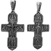 925er Sterlingsilber KREUZ Orthodoxe Kruzefix Anhänger russisch 6280 Taufe