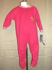 Girl's Carter's One-Piece Sleeper Pink Cheerleader Bear Polyester Size 24 Month