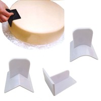 3 Größen Paddel Weiß Polierer Werkzeug Dekor Sugarcraft Glätter Kuchen Fondant