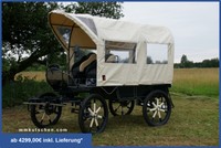 Planwagen Kutsche Wagonette Marathonwagen 29" Kutschen mit Eizelradaufhängung