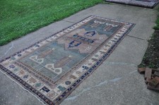 Vintage Persian Tribal Rug w/Caucasin Serapi Motives 6x12