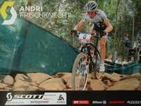 Andri Frischknecht Schweiz Mountainbike Autogrammkarte