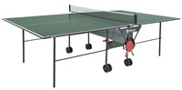 Indoor Tischtennisplatte mit Netz, S 1-12i, Sponeta Tischtennistisch, Grün, NEU