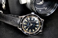 Vintage diver watch Monvis automatic 38mm rotating bezel 20ATM