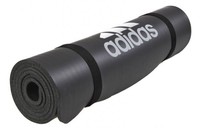 adidas Training Mat 183x61x1cm Fitness Matte Gymnastik Workout Tagegurt grau