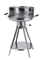 Tepro 1138 Holzkohlegrill Edelstahl Rundgrill "Winston"
