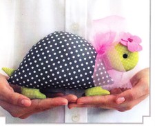 PATTERN - Myrtle - quick and easy softie little turtle PATTERN - Bunny Hill