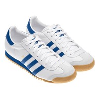 ADIDAS ORIGINAL MENS ROM WHITE/BLUE SIZE 7 8 9 10 11 TRAINERS SHOES SNEAKERS NEW