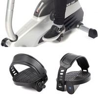 1 Paar Heimtrainerpedale mit Riemen Pedale für Heimtrainer Pedale für Trimmrad
