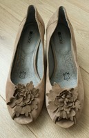 BOXX  Schuhe Damen Pumps Leder beige Größe 39