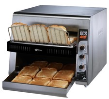 Star Holman 14In W Belt 1300 Slices/Hr Conveyor Toaster - Qcs3-1300