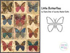 Little Butterflies Applique Quilt Pattern & Stencil ~ Edyta Sitar Laundry Basket