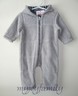HANNA ANDERSSON Two in One Reversible Baby Bunting Foggy Blue 70 9-18 months NWT