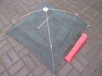 60 x 60cm Reuse  Köderfischreuse Netz Kescher Fischreuse Köderfisch 4 Eingänge