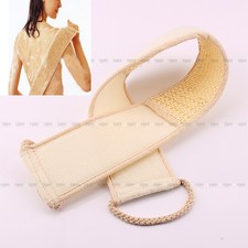LOOFAH LOOFA BACK STRAP EXFOLIATING BODY BATH SHOWER BACK SPONGE BRUSH SCRUBBER