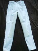 Iris Bayer Damen Reithose,Vollbesatz,weiß,Gr. 38, (2216)