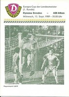 EC 1989/90 Dynamo Dresden – AEK Athen