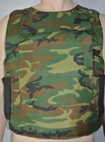 Taktische Einsatzweste American Body Armor Woodland 103A-1  XL
