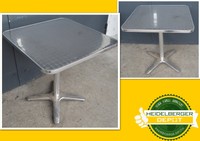 2x Bistrotisch 70x70x73cm Esstisch Gastrotische Edelstahltisch Edelstahl T1304B