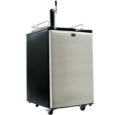 KeggerMeister KM2800SS Kegerator Beer Keg Fridge Brew Dispenser - Kegorator
