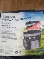 Fahrradtaschen Fahrrad Gepäcktaschen Set mit Regenschutzhülle
