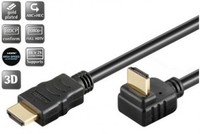 HDMI KABEL 3m 3 m MIT ETHERNET GOLD 270° GEWINKELT PSX
