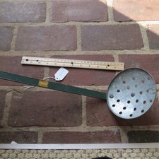 New listing
Vintage Ice fishing Skimmer Ladle (lot#8500)