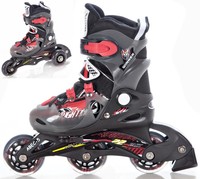 2in1/3in1 Kinder Inlineskates Triskates/Rollschuhe Raven Winner Red verstellbar