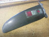 speed slalom TWIST 35cm hochwertige Carbon Finne schwarz US-Box mit Finnenpl.