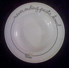 Olive Garden Italian Kitchen 20th ANNIVERSARY  NEVER ENDING  Pasta Bowl