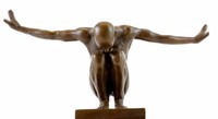 Bronzefigur - Mister Universum - signiert Milo