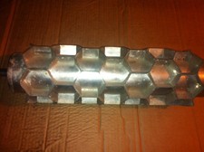 Moline Hexagon Rotary Biscuit Cutter 49 at one time - 7 Wide - Used - 2 3/4" Cup