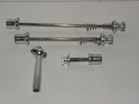 Fahrrad, Schnellspannachse,Sicherheits Schnellspanner - Set , silbern,  18920