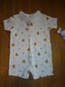 NWT Winnie the Pooh bear ivory one piece bodysuit outfit 6-9mo disney