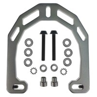 Aluminium Bremsbrücke für V-Brake und Cantilever Bremse / Brake Booster Silber 