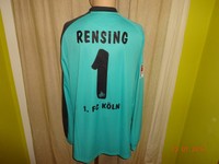 1.FC Köln Reebok Matchworn Torwart Trikot 2011/12 "REWE" + Nr.1 Rensing Gr.XXL