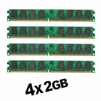 8GB 4x 2GB PC2 DDR2-800MHz Arbeitsspeicher Memory RAM  DIMM für AMD PC Desktop