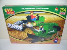 Best Lock Town Building Set 154 Pieces Includes 2 Figures Works with Other Brand