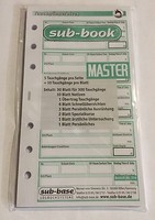 sub-book Logbuch Einlagen MASTER mit SSI Lochung NEU !!!