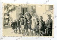 3x Foto Olafhof Welun Polen, Jugend Mädchen & Buben mit Ihrer Lehrerin (3141)
