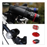 LED Fahrradbeleuchtung Fahradlampe Fahrradlicht Rückleuchte Solar mit Halterung