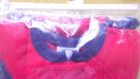 2 CIRCO Infants Blanket Sleepers Sz 6 mo Red Navy Blue Rockets Baseball 