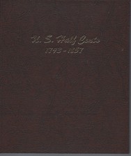 Half Cents 1793-1857 Dansco Gallery Album with 64 unmarked slots