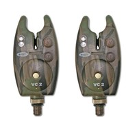 2 x Elektronischer Bissanzeiger VC2 Camo , Ton und Lautstärke einstellbar 