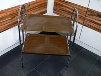 Barwagen Servierwagen Dinett 60er 70er Jahre klappbar KLASSIKER TOP