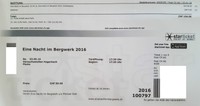 Ticktet _ Eine Nacht im Bergwerk 2016 *limited*